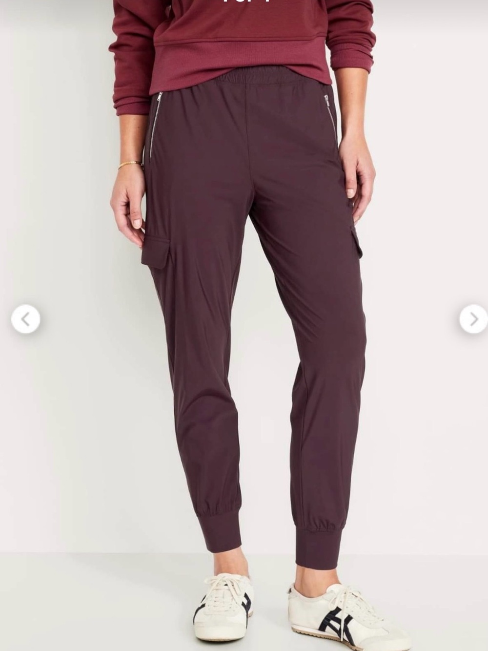 Lucky Brand Plum Cargo Jogger Pants